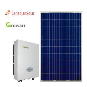 Kit Fotovoltaico (Growatt + Canadian) da 2 3 4 5 kW